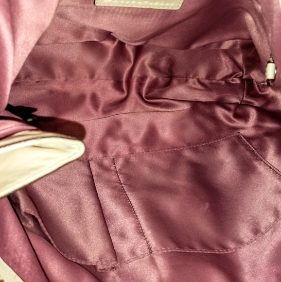 💫 Coach Kristin Spectator Crocodile Chalk White Custard Satchel Shoulder Bag - Picture 10 of 12